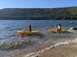 Zoe and Piper cruising