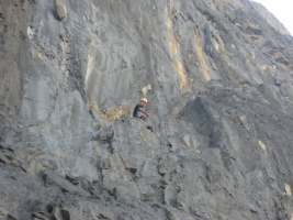 me working the first pitch, photo by Nayden