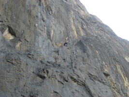 me working the first pitch, photo by Nayden