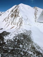 Fly-by of the houses at Virginia Lakes