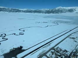 Funky plowing job at the Bridgeport airport