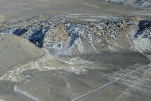 Close up of the off the grid property next to Black Lake