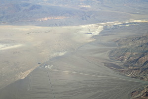 Stovepipe Wells, Death Valley. Airport on the bottom left...