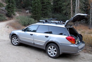 At the trailhead for the main trail