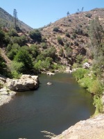 Hiking up the Kern to check out Dry Meadow Creek