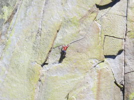 Climber on Airy Interlude