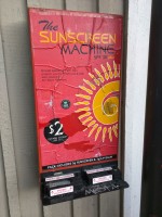 Sunscreen vending machine :)