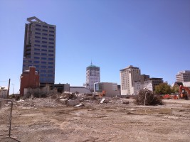 Much of Christchurch is still flattened...