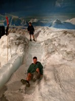 Having fun at the Antarctic center in Christchurch :)