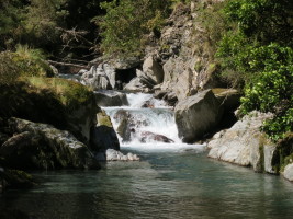 A creek by the hot springs...