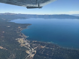 Tahoe city and the lake