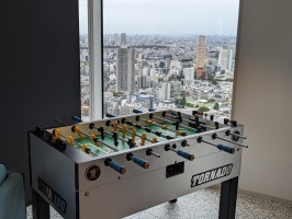 Foosball with a view!