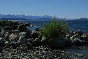 Bariloche is on a beautiful lake, surrounded by mountains, really reminding us of Tahoe!