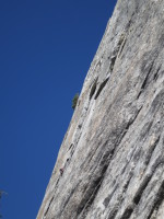 A couple of guys on Heart of Stone, impressive looking route