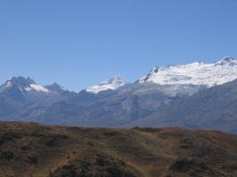 views of the Cordillera Blanca