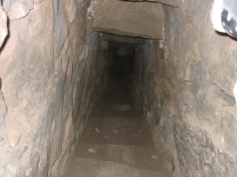 inside the drainage channels