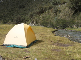 my tent at Cebollapampa