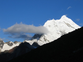 Chopicalqui at sunrise