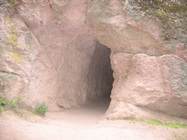 tunnel in the rock