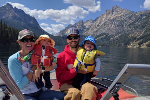 Family portrait on the boat :)