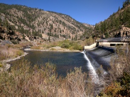 Diversion dam on the Truckee