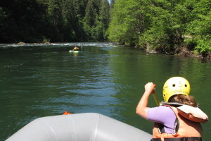 Paddling down the Umpqua