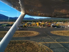 Taking off from Truckee!