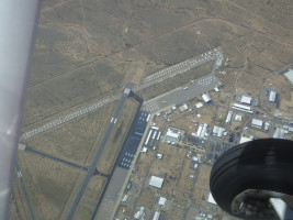 Kingman airport. No idea why there were so many large jets parked there!?