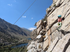 Cragging at Rush Creek by June Lake