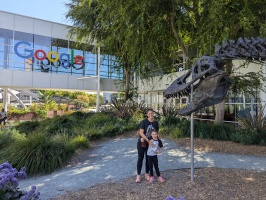 Showing Penny the Googleplex for the first time