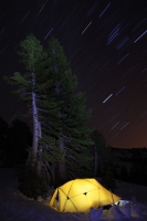 Longer star trails: 20 minute exposure