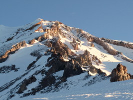 Casaval Ridge, the route we used. You weave around the rock gendarmes on either side...