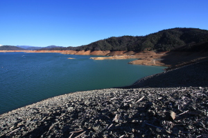 Shasta dam where we stopped by on the way back