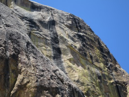 Upper wall (only very hard climbs there)