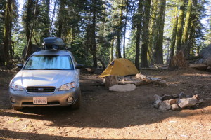 Our campsite for the weekend. Hardly saw a soul!