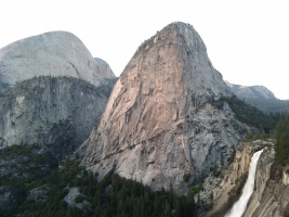 Liberty Bell with Half Dome in the background