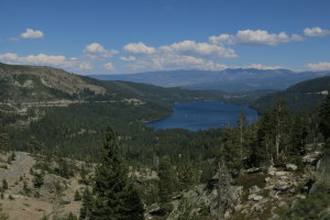 That's i-80 to the left, and Donner Pass Rd in the foreground left