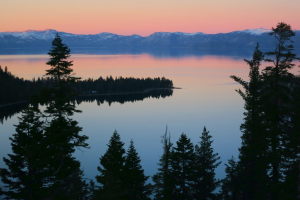 Emerald Bay sunset, Lake Tahoe