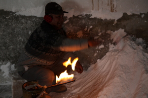 Demonstrating salt production