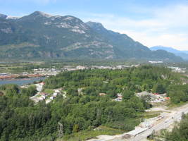 The town of Squamish, BC