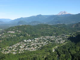 View of Squamish and Mt Garibaldi