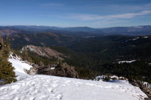 View from the hut to the northeast