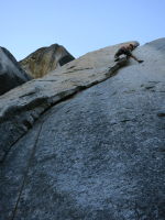 Climbing Farley, a tricky but awesome 5.9