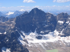 north face of hungabee up close