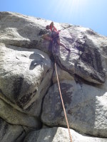 Past the lower crux