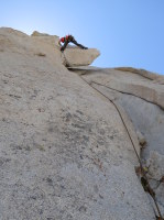 This was my favorite part of the climb, awesome 5.10a fingers!