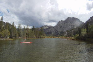 Checking out Silver Lake on our new Wai Sup boards!