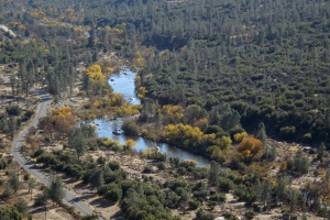 The Kern River at very low water