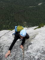 High up on Fairview Dome, Regular Route