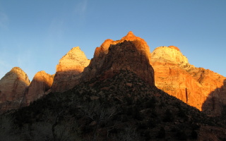 Sunset in Zion